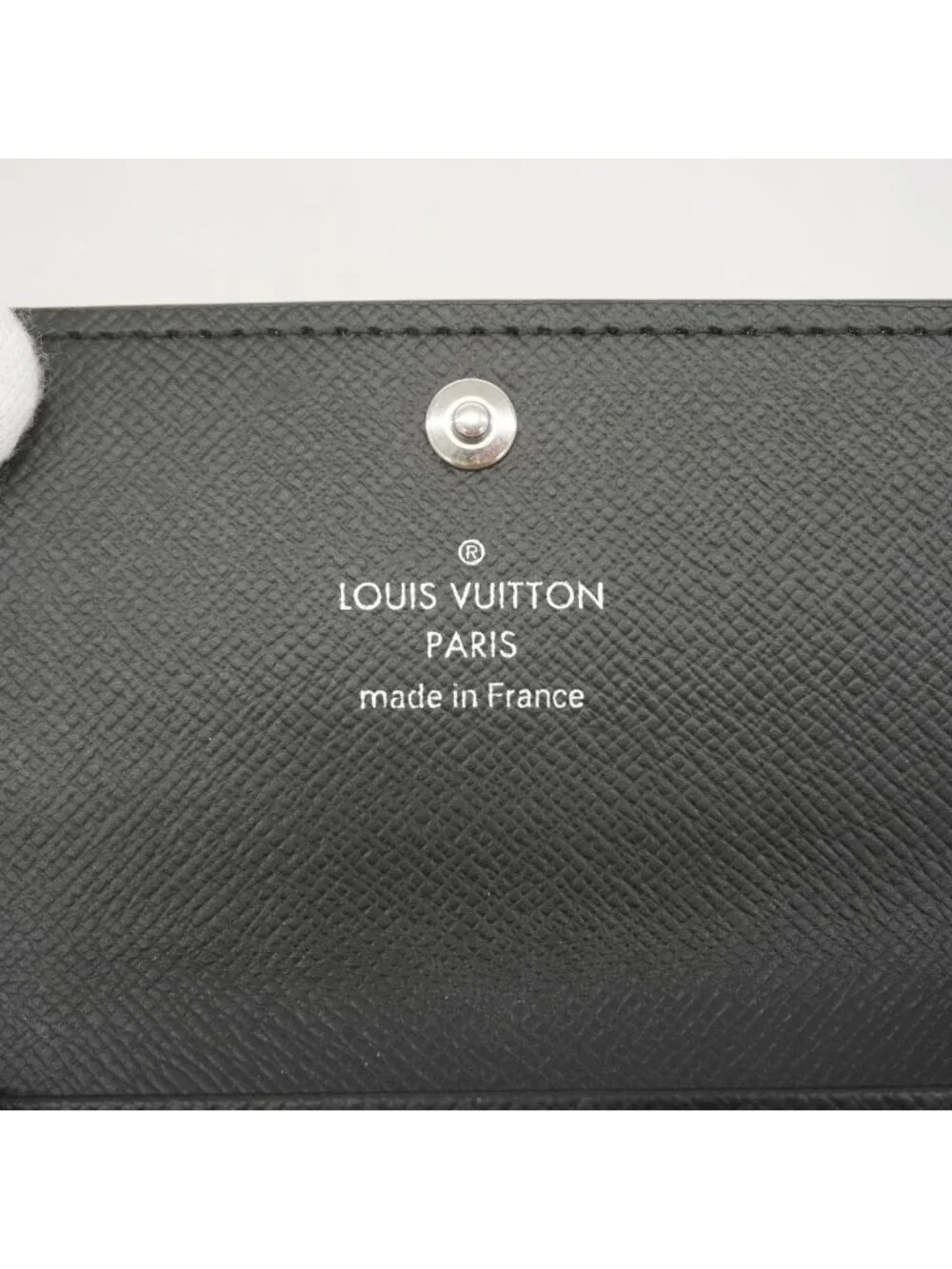 Louis Vuitton Key Case Monogram Eclipse Multicles 6 Black Key Holder
